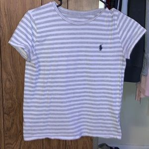 Striped polo shirt